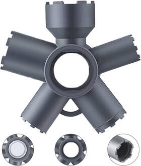 Bs-001 Tuoletu 10-in-1 Faucet Aerator Removal Tool For Hidden Threaded And Housed Aerators