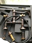A1459xtcb-2 U.1470lseb Rohl Kitchen Deck Mounted Column Spout Bridge Faucet In Tuscan