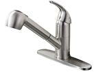 Qyt007l-d Ufaucet Home 1 Handle Kitchen Sink Faucet Brushed Nickel