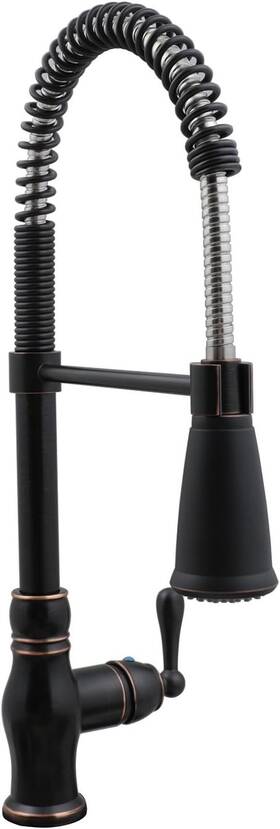Uf17105 Ultra 885316171053 Prime Collection Oil Rubbed Bronze Single-handle Kitchen Faucet