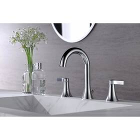 Ultra Faucets 815616023639 Nita Collection Two-handle Widespread Lavatory Chrome Polished Uf5