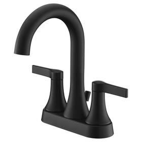 Uf46417 Ultra Faucets 815616023769 Nita Collection Two-handle 4 Inch Centerset Matte Black