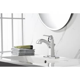 Ultra Faucets 815616027187 Lotto Collection Single-handle Lavatory Faucet Chrome Polished Uf3