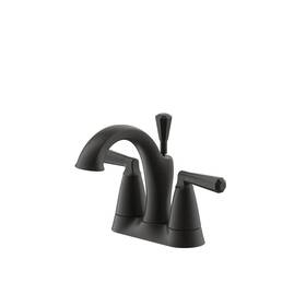 Uf45917 Ultra Faucets 815616028290 Z Collection Two-handle 4 Inch Centerset Lavatory Matte Black