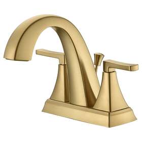 Uf46908 Ultra Faucets 815616028313 Lotto Collection Two-handle 4 Inch Centerset Brushed Gold