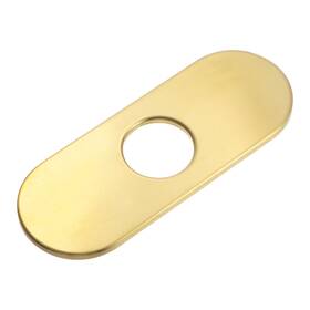 Uxcell 724117452353 6 Inch Escutcheon Hole Cover Stainless Steel Deck Plate Faucet Brushed Gold