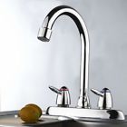 Fjk259595 Uyh527848 Bathroom Kitchen Faucet Sink Chrome Double Handle Swivel 6091693059950