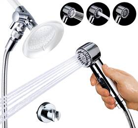 W-1007-1c V-frankness 3 Mode Dog Shower Attachment High Pressure Handheld Sprayer With On/off Swit