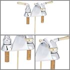 V1654564 Venges Polished Brass Chrome Centerset Bathroom Lavatory Faucet 0663370066290