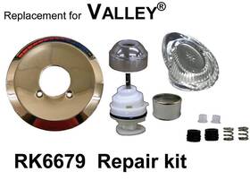 Rk6679 Valley Generic Single Lever Rebuild Kit Chrome