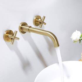 Vanityfair 720073414978 Wall Mount 3-hole Double Handle Bathroom Sink