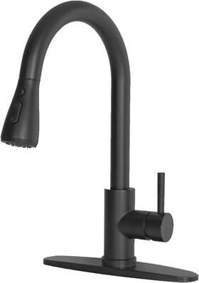 Vc Cucine 077025295582 Vccucine Black Kitchen Faucet Faucets With Pull Down Sprayer For Kitc