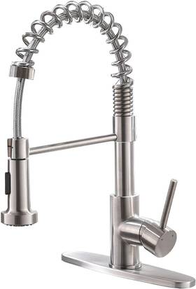 Vc Cucine 077025478947 Vccucine Stainless Steel Kitchen Faucet Farmhouse With Pull Do