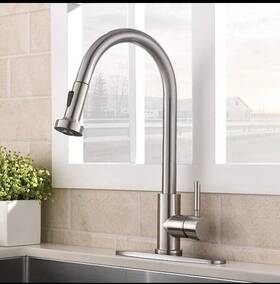 Qytvc002l-d Vc Cucine Vccucine Kitchen Faucet With Pull Down Sprayer Brushed Nickel For Kit