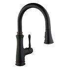 Vd56a68qp-2537 Keewi Oil Rubbed Bronze Kitchen Faucet With Pull Down Sprayer