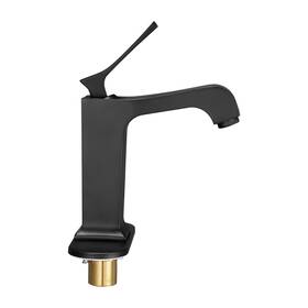 Vevor 197988159667 Matte Black Single Handle Kitchen Faucet 1.5 Hole Mount Sink