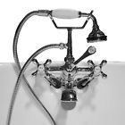 Vf110twmchrp Penhaligon Penhaglion Wall Mount Clawfoot Faucet With Handheld Shower