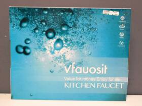 Gmp06bnv Vfauosit Kitchen Utility Laundry Faucet Brushed Nickel Goose Neck Open
