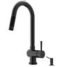 Vg02008mbk5 Vigo Kitchen Faucet With Braddock Soap Dispenser Black 849922060279