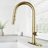 Vg02029mgk1 Vigo Greenwich Sprayer Kitchen Faucet With Deck Plate 849922048598
