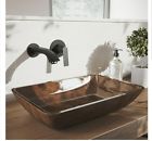 Vg05003mb  Vigo Solid Brass Matte Black Wall Mounted Bathroom Sink Faucet
