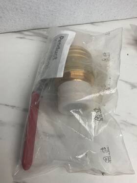 24020 Viaga Propress 1-1/2 Inch Press Zero-lead Bronze And Brass Ball Valve
