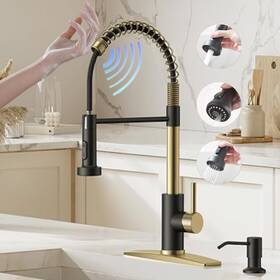 Videc 198715085570 Smart Kitchen Faucet 3 Modes Pull Down Sprayer Touch On Sensor Activa