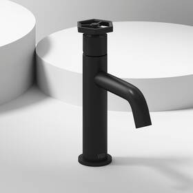 Vigo 849922061702 Ruxton 8 Inch H Single Handle Hole Bathroom Faucet Matte Black Without E