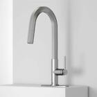 Vg02034stk1 Vigo Hart Hexad Kitchen Faucet With Deck Plate Brass Stainless Steel