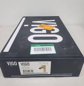 Vg01042mg Vigo New - Single Hole Bathroom Faucet In Matte Brushed Gold