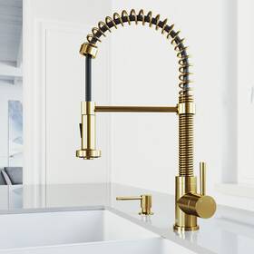 Vg02001mgk6 Vigo Vg02001k6 Edison 1.8 Gpm 1 Hole Pre-rinse Kitchen Faucet - Matte Brushed