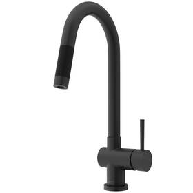 Vg02008mbs Vigo Vg02008s Gramercy 1.8 Gpm 17 Inch H Single Handle 1 Hole Pull - Black