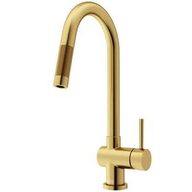Vg02008mgs Vigo Gramercy Single Handle Pull-down Sprayer Kitchen Faucet With Touchless In