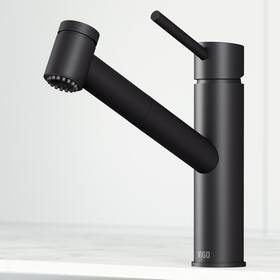 Vg02021mb Vigo Vg02021 Branson 1.8 Gpm 9 Inch H Single Handle 1 Hole Pull Out - Black