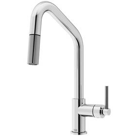 Vg02038ch Vigo Utopia 14 Inch H Single Handle Pull-down Sprayer Kitchen Bar Faucet In