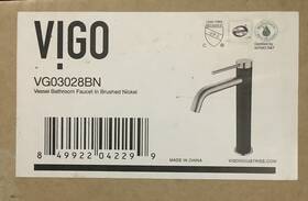 Vg03028bn Vigo - Bathroom Sink Faucets Faucet. New Lever Black / Nickel Matte