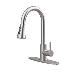 B0dgk7y6bd Vxv Kitchen Faucets Brushed Nickel Faucet With Pull-down Sprayer Stain