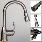 2-function W-00005 Unbranded Swivel Kitchen Faucet Pullout Sprayer Single Handle 767665221408