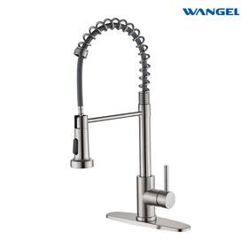 W1cf265cl-bs Wangel Kitchen Faucet With Pull-down Sprayer Commercial Spring Sink Out