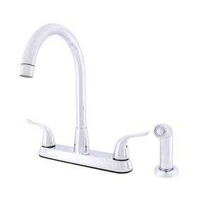 23157043 Wasserman Faucets Dual Wing Handle High Arc Kitchen Faucet With Optional Sprayer