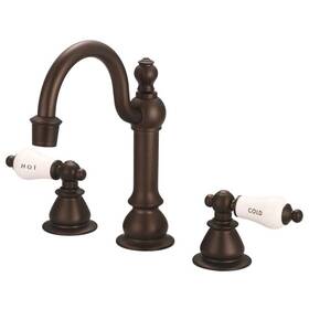F2-0012-03-cl Water Creation Vintage Classic 8 Inch Widespread 2-handle High Arc Bathroom Faucet With Pop-up