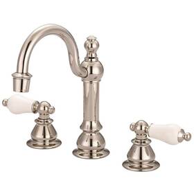 F2-0012-05-pl Water Creation Vintage Classic 8 Inch Widespread 2-handle High Arc Bathroom With