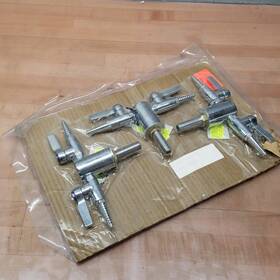 L4200-132swsa Water Saver Faucet Co. Lot Of 3 - F.co. Dk Mt Tur With 2b Vlvs And Shnk Gas