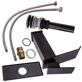 4lgxta Waterfall Oil Rubbed Bronze Bathroom Sink Basin Single Hole Faucet Mixer Tap
