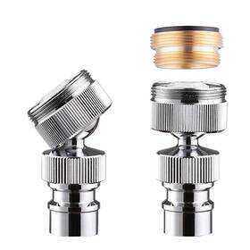 Waternymph 754407356061 Dishwasher Faucet Adapter Snap 55/64-27 Thread With Smal