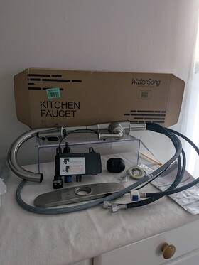 Ws062201 Watersong Touchless Kitchen Faucet With Automatic Motion Sensor