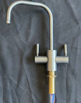 1425hc-map Waterstone Faucets Hot And Cold Filtration Faucet Antique Pewter G6