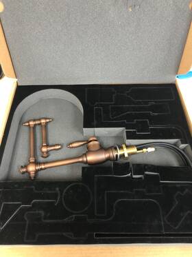 4100-12-damb Waterstone Towson 1.75 Gpm Kitchen Faucet - Distressed Bronze