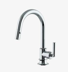 07-30641-78907 Waterworks Single Hole Pulldown Kitchen Faucet Finish Not As Pictured