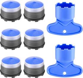 M18.5 Weeveni 445034422412 Faucet Aerator 6pcs Replacement For Sink Flow Rest